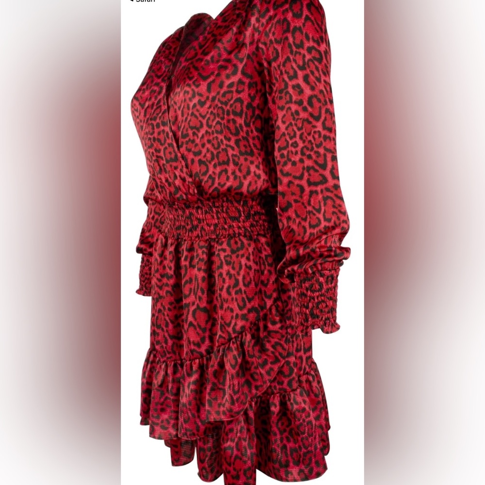 Michael Kors NWT Wildcat Smock Dress Sz M - Picture 2 of 9
